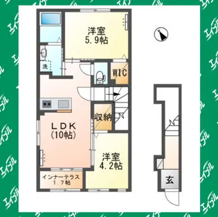 サマーブリーズ【2階】の間取り