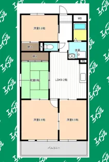 グランドステージNAKANO【3階】の間取り