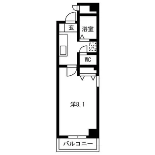 メゾン・ド・ビジェ【5階】の間取り