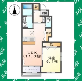 セリョン【1階】の間取り