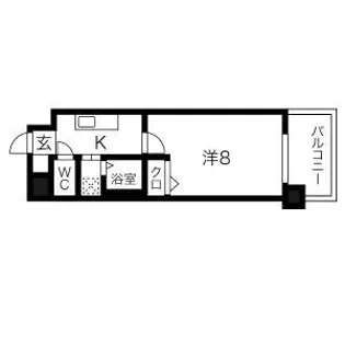 リアライズ記念橋【11階】の間取り