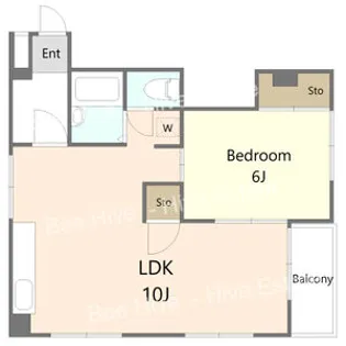 シーズンコートKODEKI【4階】の間取り