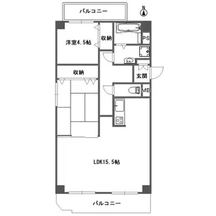 ファミール東海【2階】の間取り
