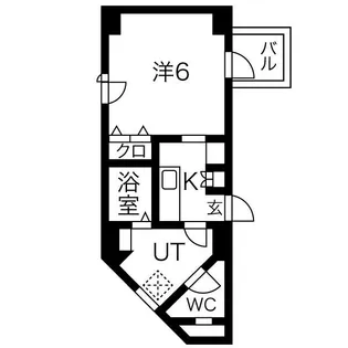 サンシャイン中郷【2階】の間取り