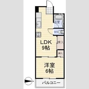 メゾン水野【0203号室】の間取り