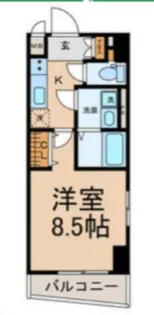 ゲートウェイ尾頭橋【4階】の間取り