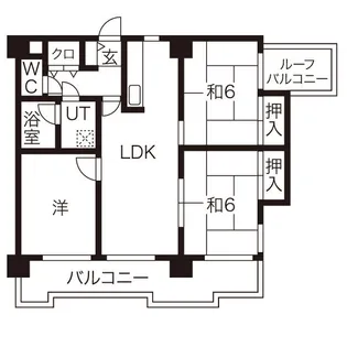 グランドハイリス上社【5階】の間取り