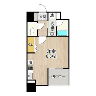 CITY SPIRE 名古屋大須【8階】の間取り