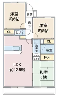 グランドメゾン徳重【1階】の間取り