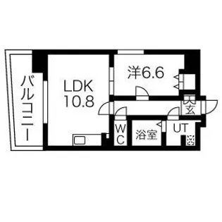 La Facade【9階】の間取り