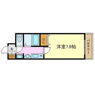 プレサンス栄メディパーク【2階】の間取り