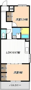 立華マンション【1階】の間取り
