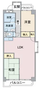 横井ビル【3階】の間取り