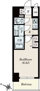 S-RESIDENCE熱田一番【11階】の間取り