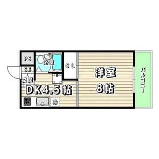 マノアハウス清住【202号室】の間取り