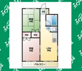 清風マンション【303号室】の間取り