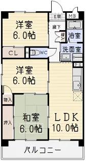 6清邦ビル【3階】の間取り