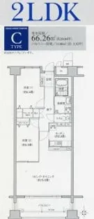 ソーラスフロント富船【8階】の間取り