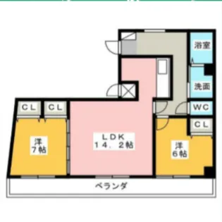 BM TAKAOKA【6階】の間取り