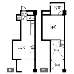 クレイタスパークIV【1階】の間取り