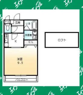 エスペランサ【2階】の間取り