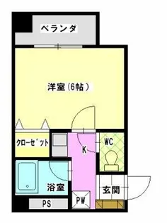 WEST1【4階】の間取り
