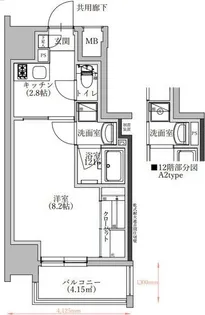 TENAS泉【2階】の間取り