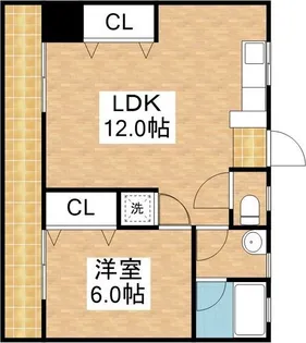 小林ビル【401号室】の間取り
