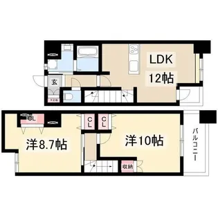 CASA PINO【4階】の間取り