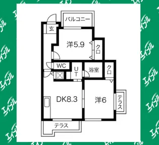 NEO II【1階】の間取り