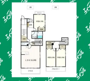 Greenwich house【G号室】の間取り