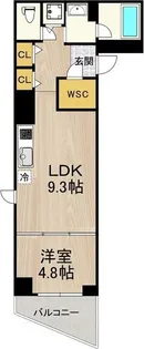 セノアタワー泉【5階】の間取り