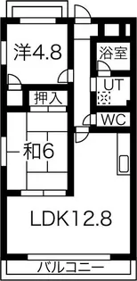サンコーポ・フジ【4階】の間取り