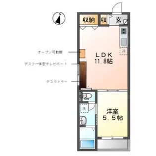 ステラ・デーア【3階】の間取り