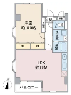 パークマノア【1階】の間取り