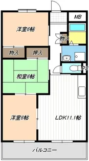 セブンスズキⅡ【1階】の間取り