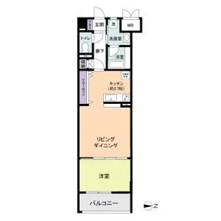 BPRレジデンス金山【2階】の間取り