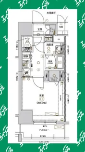 CREST TAPP黒川【13階】の間取り