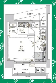 CREST TAPP黒川【14階】の間取り