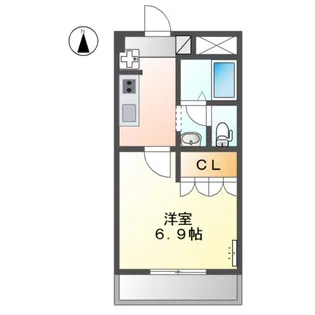 ベェル ウェル【2階】の間取り
