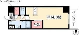 Viare storia【7階】の間取り