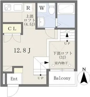 Solid名駅南【1階】の間取り