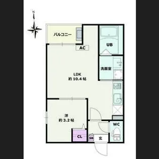 Jack tayaⅡ【1階】の間取り