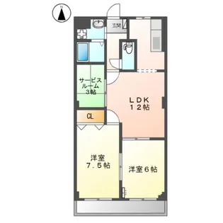 プリムローズ【2階】の間取り