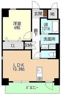 ディアコートKⅦ【1階】の間取り