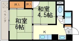 大須レジデンス【611号室】の間取り