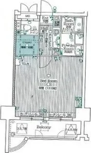 ハートヒルズ栄【4階】の間取り