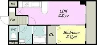 Casa Del Sol【5階】の間取り