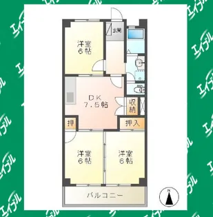 マンション光 A【2階】の間取り