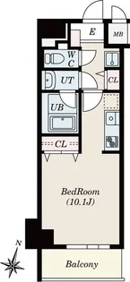 ノヴェル新栄【5階】の間取り
